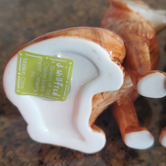 Ceramic Salt & Pepper Shakers Fox - Picture 2 of 4